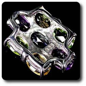 PERIDOT, AMETHYST, CITRINE, TOPAZ PENDANT