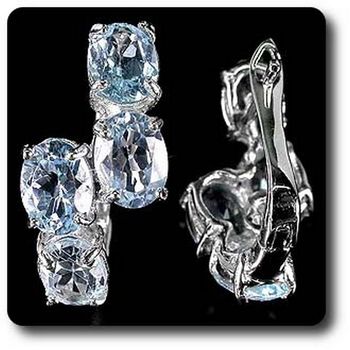 BLUE TOPAZ EARRINGS