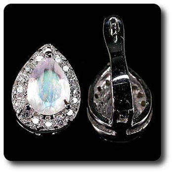 BOUCLES D'OREILLE PIERRE DE LUNE