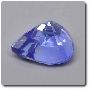 0.74 cts SAPHIR BLEU. VS . Non Chauffé.