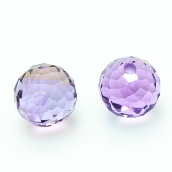 2.41 cts LOT DE 2 AMETHYSTE . VVS1