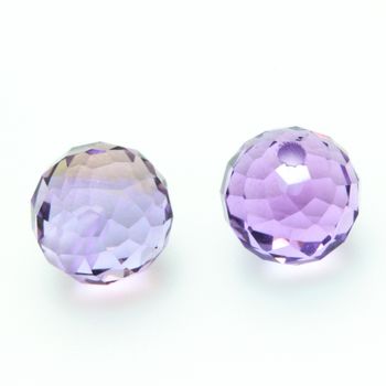 2.41 cts LOT DE 2 AMETHYSTE . VVS1
