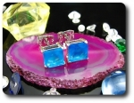 2x7mm Blue Sapphire Earrings