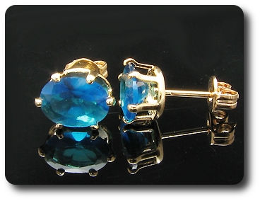 BOUCLES D'OREILLE SAPHIR