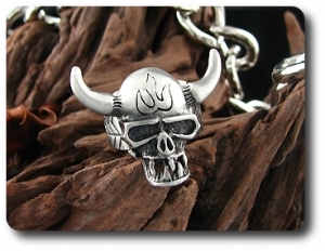 Rotating Niu Devil Death Skeleton Men Ring