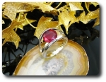 12mm Red Ruby Ring