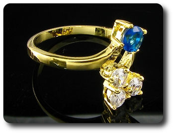 5mm Blue Sapphire Ring