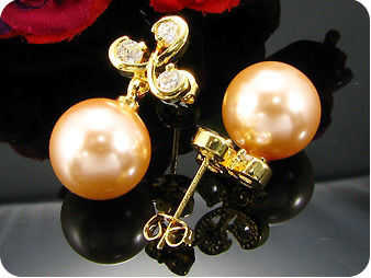 2x12mm Fresh Water Pearl Earrings