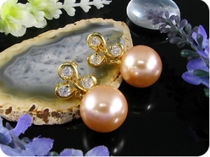 2x12mm Fresh Water Pearl Earrings
