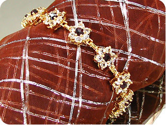 13x4mm Purple Amethyst Bracelet