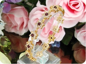 13x4mm Purple Amethyst Bracelet