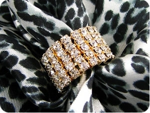 90x3mm Simulated Diamond Ring