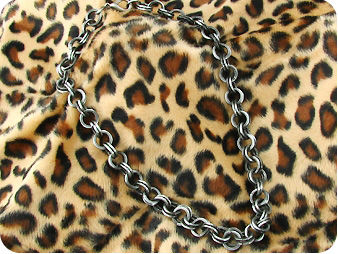 Black Steel Men Necklace