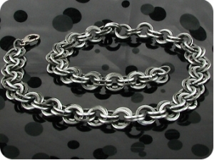 Black Steel Men Necklace