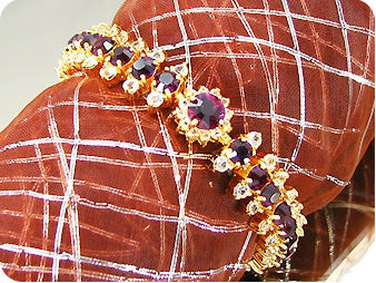 29x4~8mm Purple Amethysts Bracelet