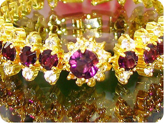 29x4~8mm Purple Amethysts Bracelet