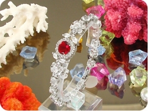 10mm Red Ruby Bracelet