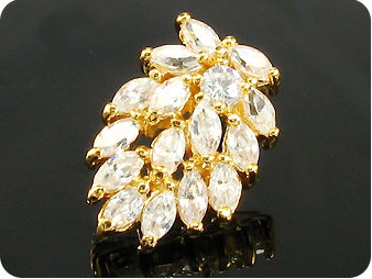 32x5mm Simulated Diamonds Earrings