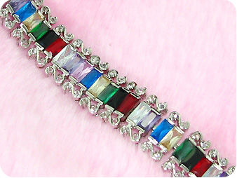38x8mm Multicolour Topaz Bracelet