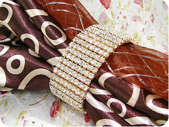 328x3mm White Simulated Diamond Bracelet