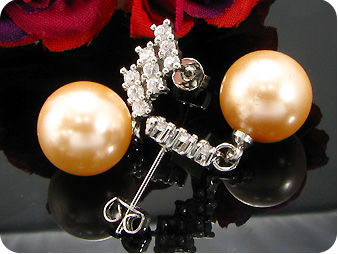 2x12mm Pearl Earrings