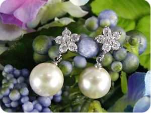 2x12mm Fresh Water Pearl Earrings