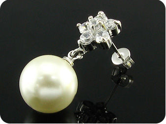 2x12mm Fresh Water Pearl Earrings