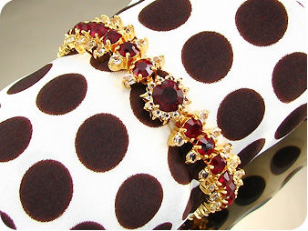 29x4~8mm Red Ruby Bracelet