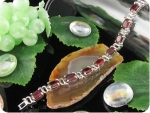 14 x 7mm Red Rubies Bracelet