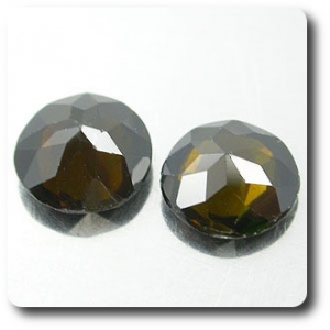 1.38 cts LOT DE 2 EPIDOTE . VS