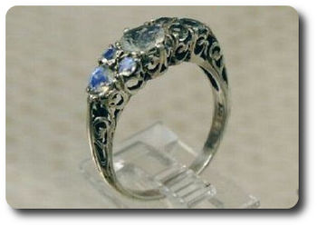 Natural Moonstone Ring Silver 925