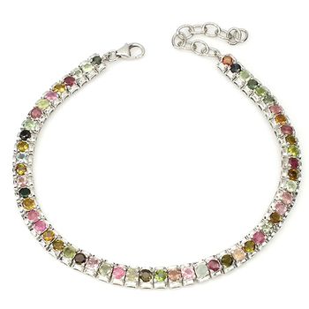 MULTICOLOR TOURMALINE BRACELET