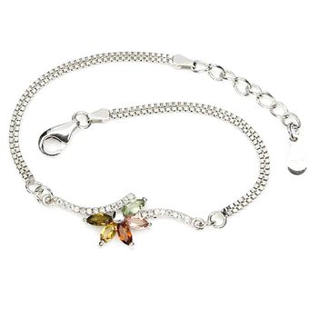 BRACELET TOURMALINE MULTICOLORES