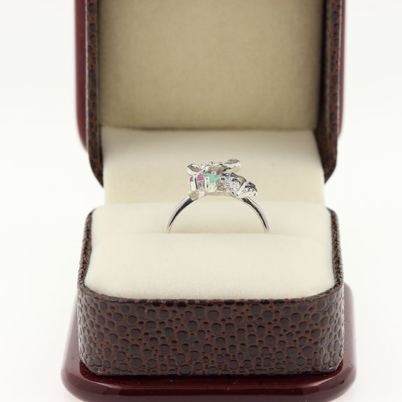 SAPPHIRE, EMERALD & RUBY RING