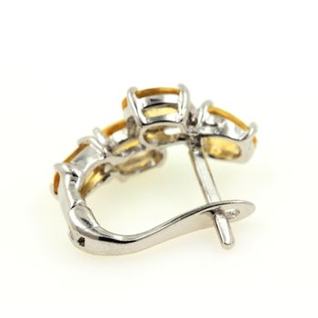 BOUCLES D'OREILLE CITRINE