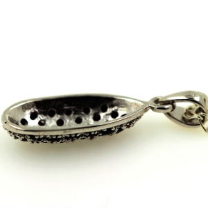 PENDENTIF SAPHIR NOIR