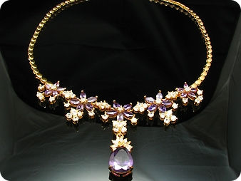 COLLIER AMETHYSTE