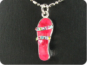13x2mm Multicolour Topaz Yellow Sandal Style Pendant