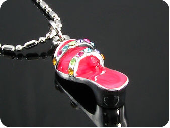 13x2mm Multicolour Topaz Yellow Sandal Style Pendant