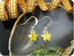 2x8mm Yellow Topaz Earrings