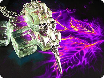 Mysterious Spears Of Death Stainless Steel Men Pendant