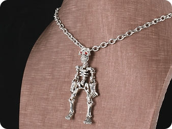 Muscle Skeleton Soldier Series Solid Steel Men Pendant