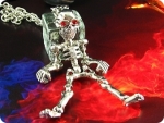 Muscle Skeleton Soldier Series Solid Steel Men Pendant