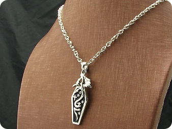 Majestic Vampire Coffin Stylish Solid Steel Men Pendant