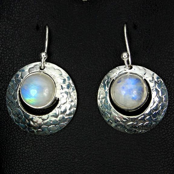 Boucles d'oreille Pierre de Lune