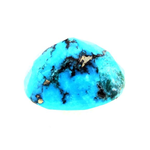 2.53 CT. NATURAL BLUE TURQUOISE + PYRITE