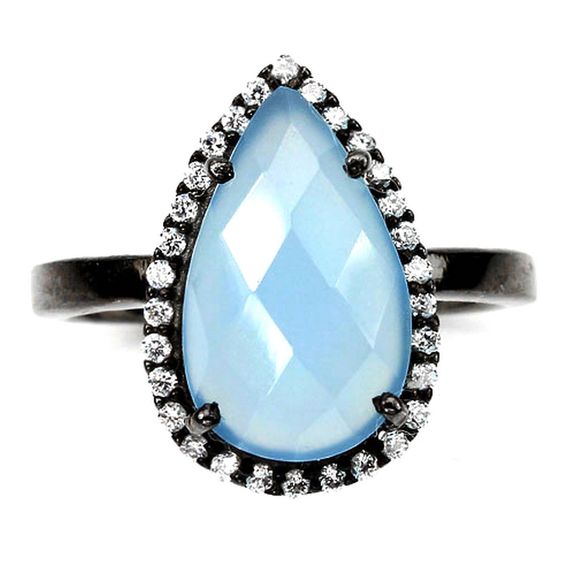 Blue Chalcedony RING