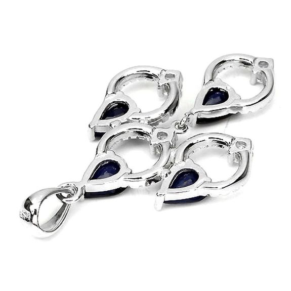 Pendentif Saphir bleu