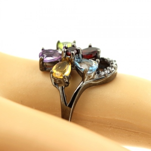 Amethyst, Garnet, Peridot, Citrine, Topaz RING