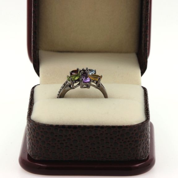 Amethyst, Garnet, Peridot, Citrine, Topaz RING